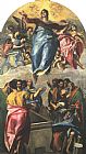 El Greco Famous Paintings - Assumption of the Virgin